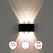 Contemporary Decorative Waterproof Black Aluminum Wall Lamp for Indoors and Outdoors - Sleek Design - Energy-Efficient LED Light Fixture for Porch, Patio, Garden, and More - Stylish Lighting Solution, Long-lasting LED Bulb.